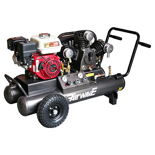KAZ エンジン式エアーコンプレッサー32L GM-32ESW
