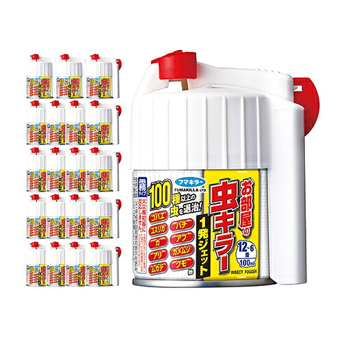 フマキラー お部屋の虫キラー 1発ジェット 100ml ケース20本【取寄品】