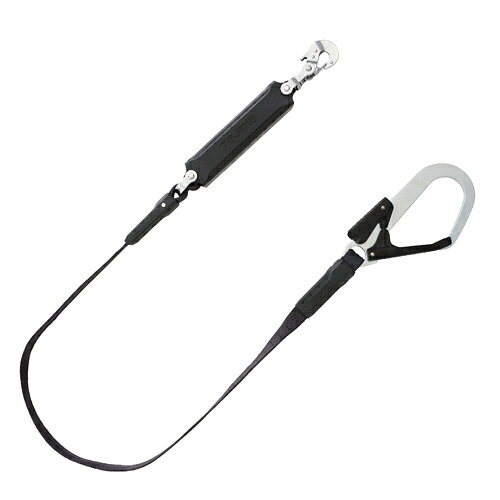 タジマ ハーネス用ランヤード 平ロープ シングルL1 A1FR150-L1BK