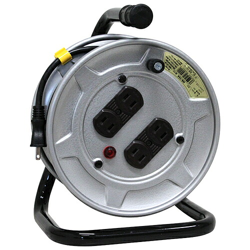 日動 電工ドラム 15A×10m NS-104 10M［延長コード コードリール］