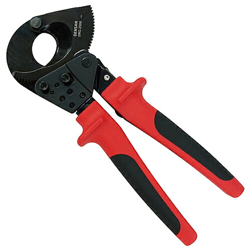 楽天市場】デンサン ケーブルカッター ラチェット式 DRC-325K ワイヤー