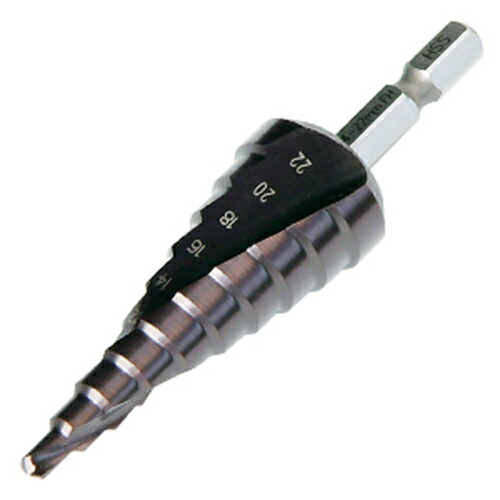 デンサン ブラックチタンステップドリル DSB-422RH【取寄品】