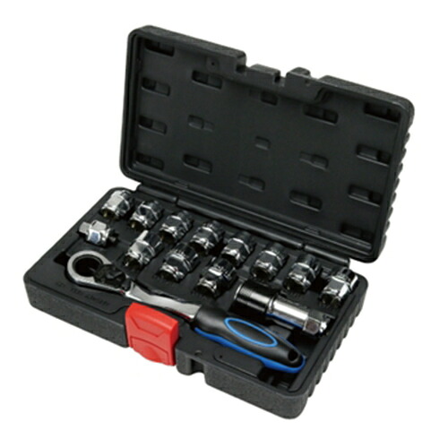 デンサン ソケットレンチセット ISW-0819【取寄品】