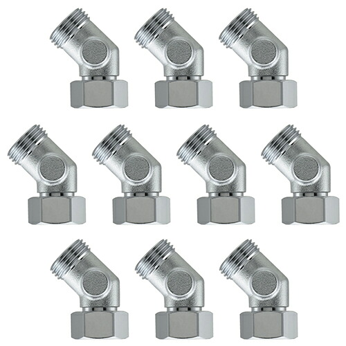 カクダイ GAONA(ガオナ) これエエやん 片中毒者45度エルボ(10個) GA-JE002【取寄品】