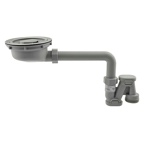 カクダイ 流し台薄型トラップ 4526【取寄品】