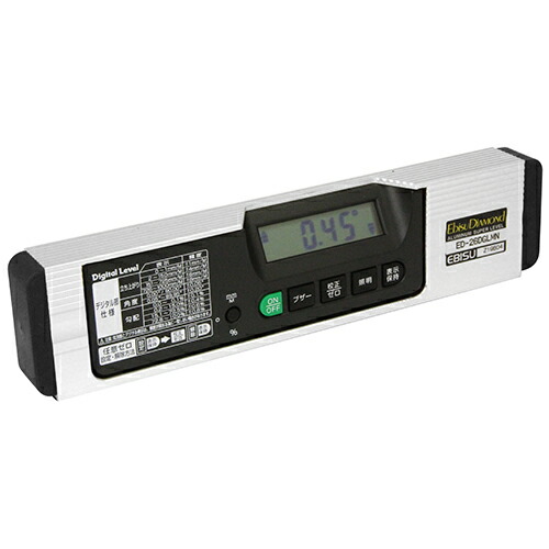 エビス 磁石付デジタルレベル ED-26DGLMN
