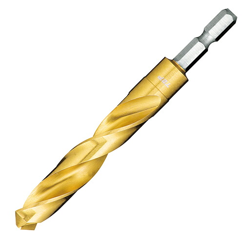 ［11個までゆうパケ対応］TOP 六角シャンクコバルトドリル(チタンコーチング) EOD-13.0G【取寄品】