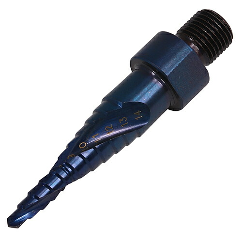 MUSTTOOL IM-STB414 スパイラルステップドリル φ4-14mm(11段) IM-STB414