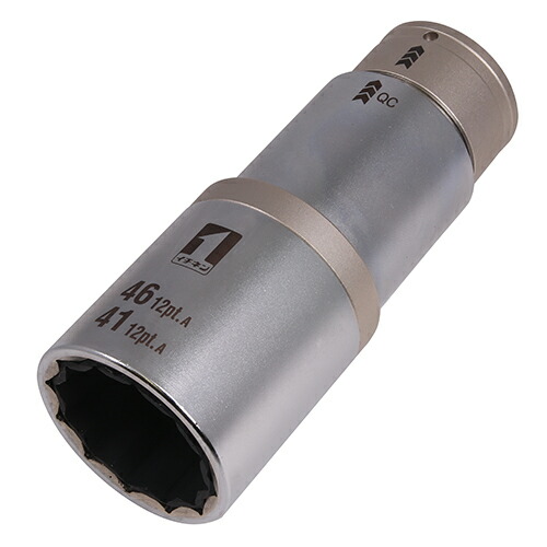 MUSTTOOL IM-6W4146ISL-12K QCソケット ダブル 41/46mm 12角 19.0mm(6分)インスライド IM-6W4146ISL-12K