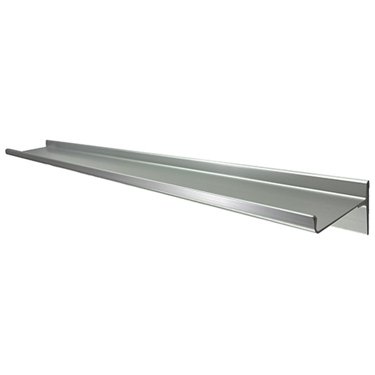 久宝金属製作所 アルミレールシェルフ アルミ 75×600 T1502 75x600【取寄品】