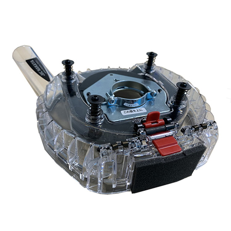 ナカヤ コンクリート平面研削ディスク用集塵カバー NKC-180A【取寄品】