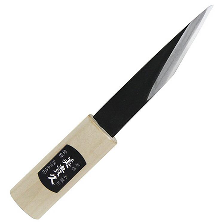 ［4個までゆうパケ対応］美貴久 横手小刀 サヤ入 黒打 21-135B 135mm【取寄品】
