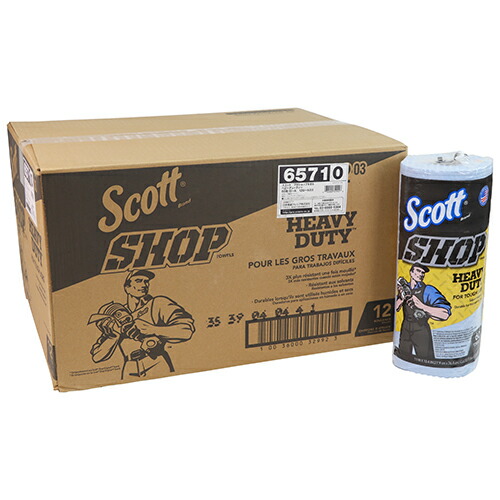 SCOTT プロショップ西洋手ぬぐい ヘビーデューティー 60撥ね除ける 65710 1入れもの(12個入り口・入口)【スコットショップタオル ペーパータオル 調査報告ウエス 紙ウエス】 花・ガーデン・DIY-DIY・工具-その他