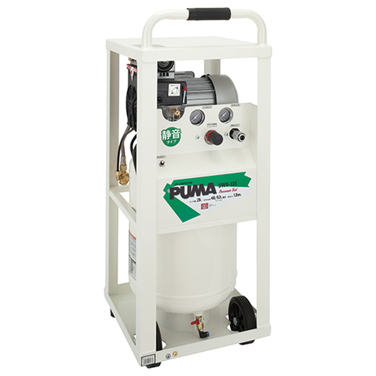藤原産業 SK11 縦型エアコンプレッサ SWV-131[エア仕上釘打機 エアタッカー 空気入れ エアブラシ]