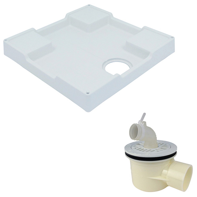 カクダイ GAONA(ガオナ) これエエやん 洗濯機用防水パン横引トラップセット GA-LF041【取寄品】