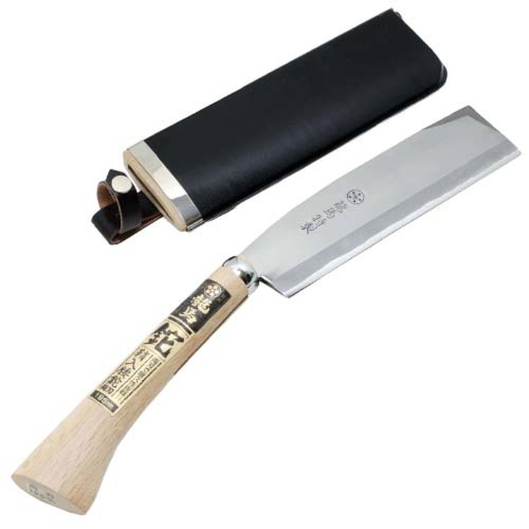 藤原産業 梅鉢龍馬 鞘入腰鉈 双刃 195MM