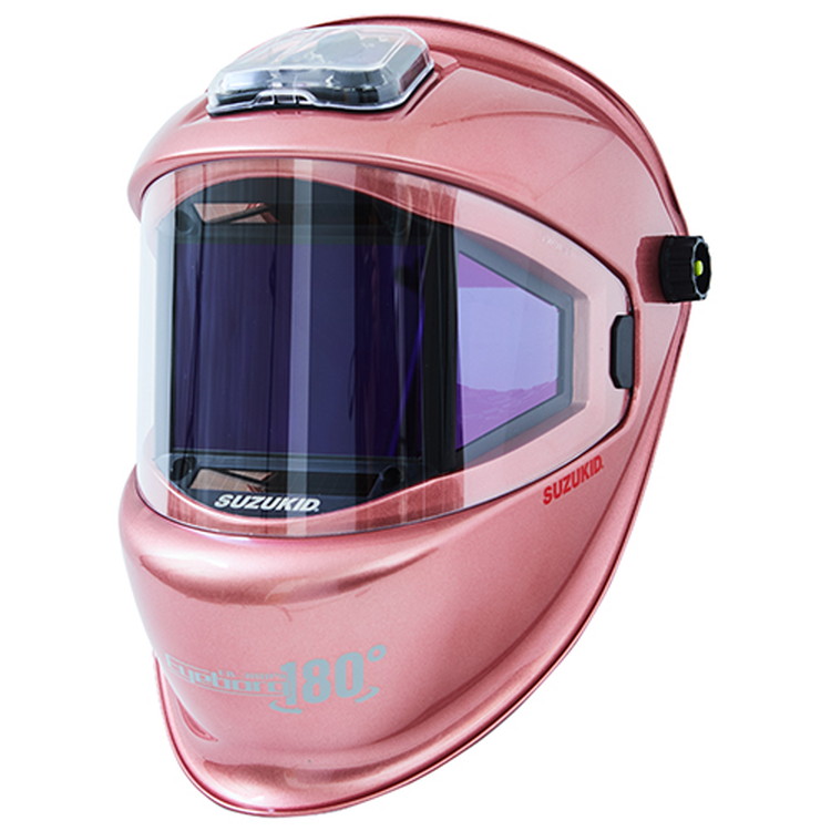 錫ちびっ子(はやりっ子電器) 液晶式3面自動小銃遮光溶接面 アイボーグ180°さくら色 EB-300PWR