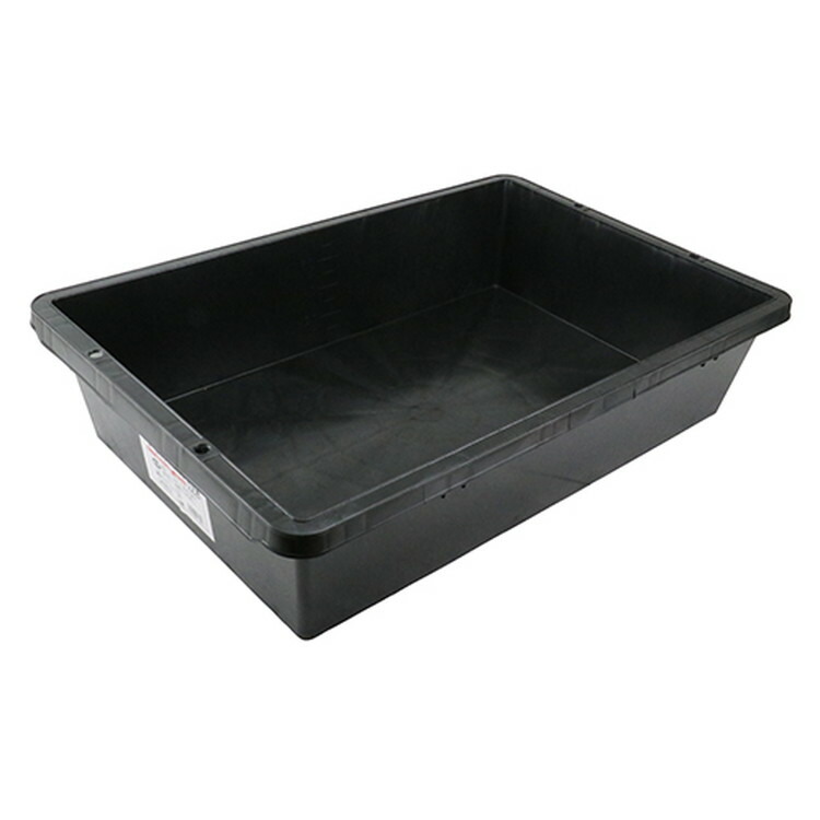 楽天市場】藤原産業 赤長 DIYトロ舟 ブラック 40L ブラック［安全興業