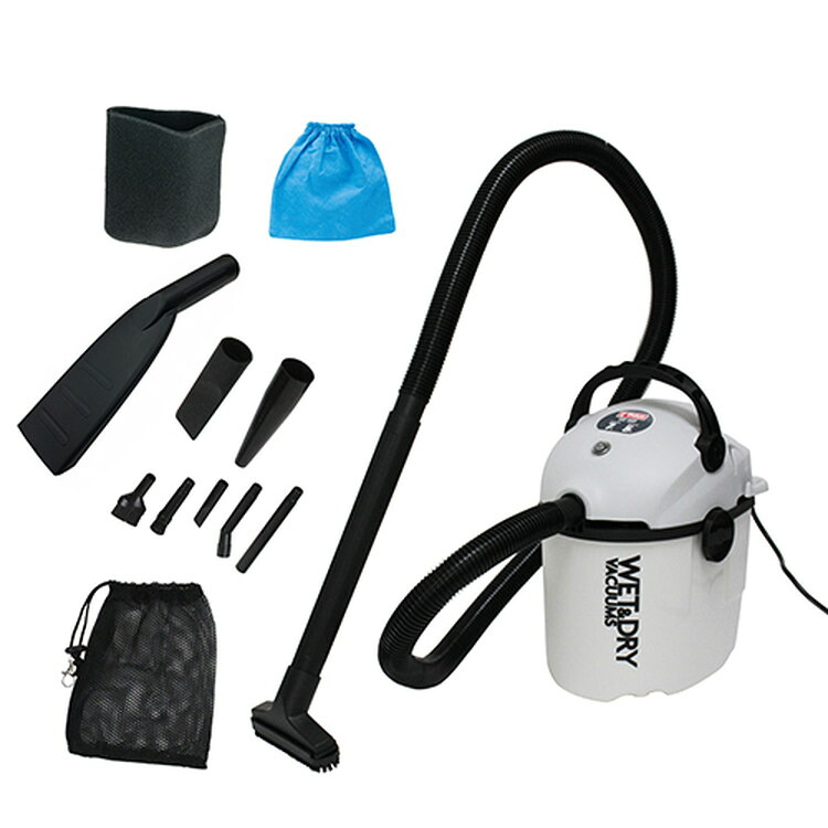 藤原産業 E-Value 乾湿両用掃除機・ブロワー機能付 樹脂製タンク 10L EVC-100P