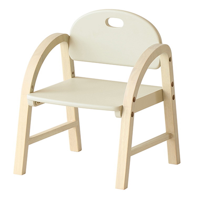 i-Lab. Kids Arm Chair -amy-(キッズアームチェアー アミー) 象牙色 ILC-3434