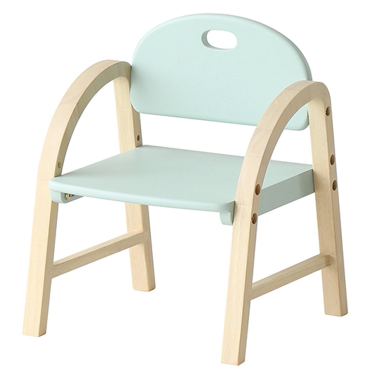 i-Lab. Kids Arm Chair -amy-(キッズアームチェアー アミー) シアン薄墨色 ILC-3434