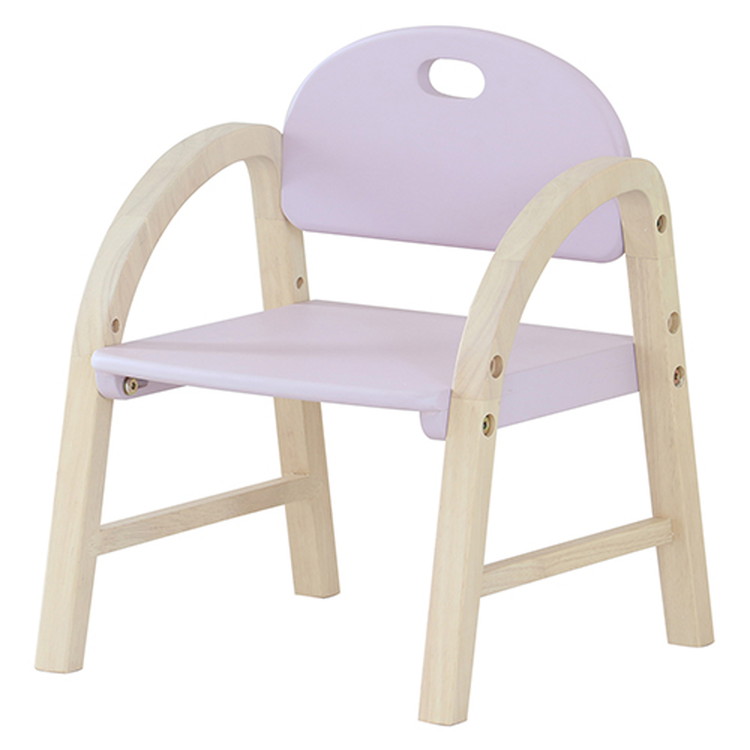 i-Lab. Kids Arm Chair -amy-(キッズアームチェアー アミー) ラベンダーさくら色 ILC-3434