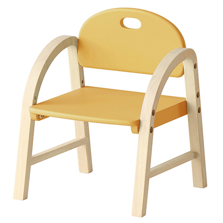 i-Lab. Kids Arm Chair -amy-(キッズアームチェアー アミー) 洋芥子黄色 ILC-3434