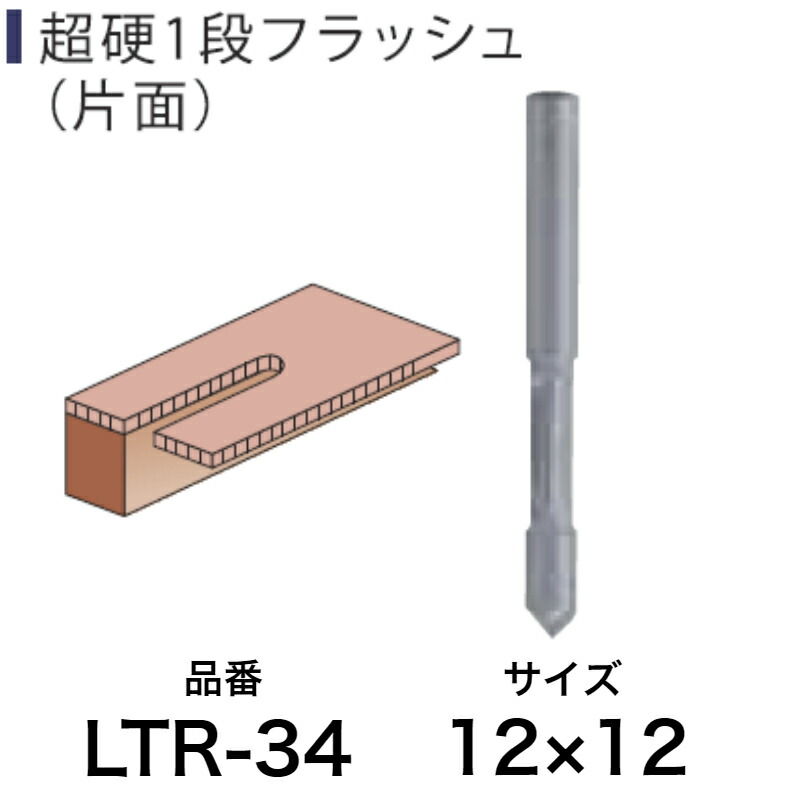 市場 ライト精機:トリマー ルータービット X6 1P トリマー 呼称 1.6 TR-53