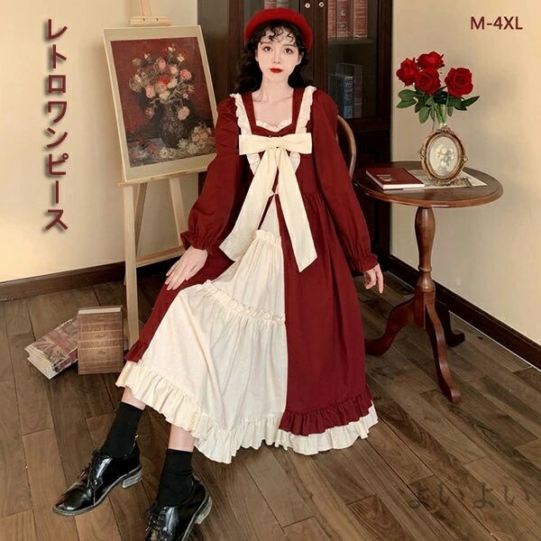 楽天市場】【送料無料】ワンピース レディース ロリータワンピース 春