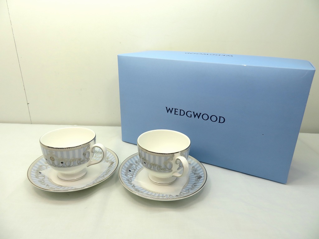 s23g-066k【中古】WEDGWOOD ウェッジウッド アレクサンドラ お茶優勝杯\u0026平円盤 有りの実【9800円以上で沖縄・離島も貨物輸送無料】