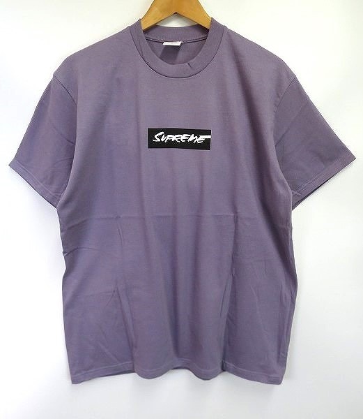 s24g-281x【中古】Supreme シュプリーム 24SS  Futura Box Logo Tee  Dusty Purple/Medium プルオーバー【9800円以上で沖縄・離島も貨物輸送無料】
