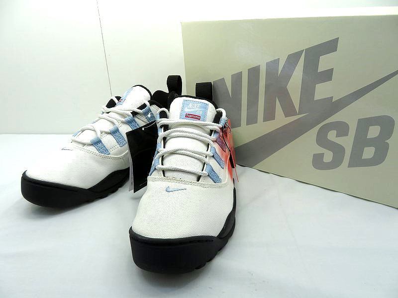 s24g-892x【中古】Supreme シュプリーム NIKE ナイキ SB Drawin Low Natural/27 スニーカー 27cm FQ3000-100【9800円以上で沖縄・離島も送料無料】|四次元 ねっとフリマ