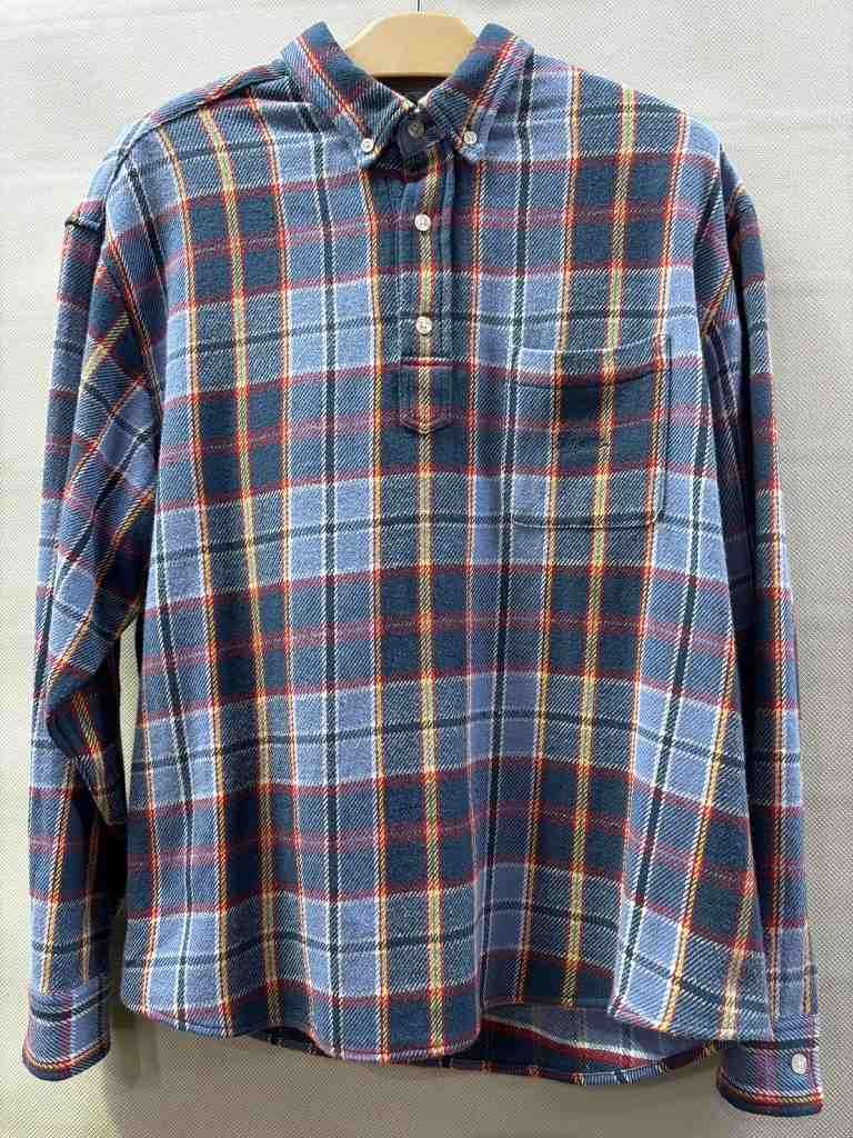 Supreme シアリングラインドフランネルシャツ S ブルー（マルチカラー） Supreme Lined Flannel Snap Shirt 