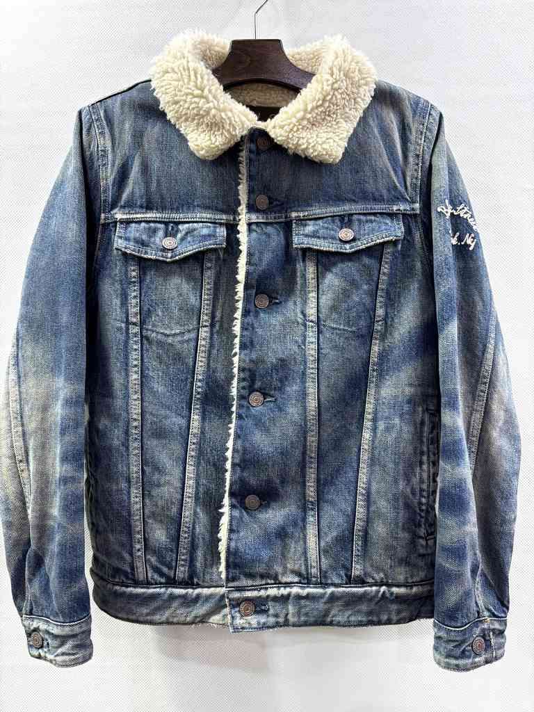 ジャケット・アウター TMT SWEATLIKE STRETCH DENIM TYPE-MA-1 TMT - SWEATLIKE-STRETCH DENIM TYPE-MA-1 FLIGHT JACKET