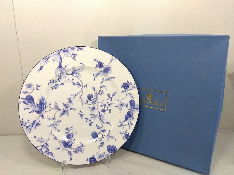 ウェッジウッド　ブループラム　27cm　大皿　2枚 楽天市場】WEDGWOOD ウェッジウッド ブループラム プレート 27cm
