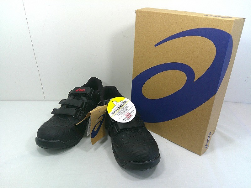 s25g-29kk【中古】asics アシックス WINJOB ウィンジョブ CP112 安全性のある靴 プロテクティブ スニーカー 細工物シューズ 1273A056 26.0糎 黒いこと【9800円以上で沖縄・離島も貨物輸送無料】