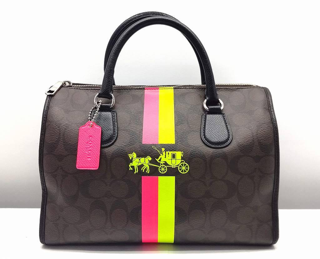 楽天市場】【バッグ】COACH コーチ シグネチャー ベネット ミニ