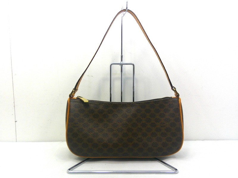 楽天市場】美品 セリーヌ CELINE Cマカダム アクセサリーポーチ ミニ