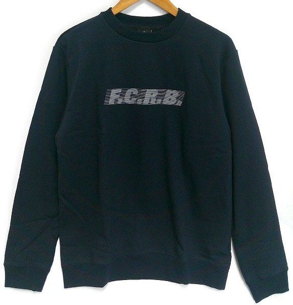 s25g-100kx【中古】SOPH. ｿﾌ FCRB ｴﾌｼｰｱｰﾙﾋﾞｰ EFECT LINE LOGO TEAM CREWNECK SWEAT ｽｳｪｯﾄﾄﾚｰﾅｰ FCRB-250080 ﾈｲﾋﾞｰ/Mｻｲｽﾞ【9800円以上で沖縄・離島も貨物輸送無料】
