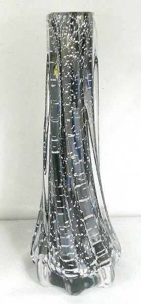 楽天市場】大川薫工房 花瓶 津軽びいどろ ガラス細工 美品 飾り壺 花