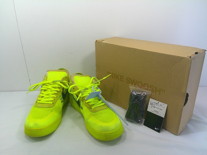 楽天市場】THE 10 : NIKE AIR FORCE 1 LOW OFF-WHITE volt/black