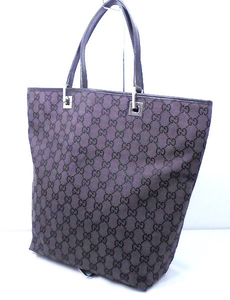 s25g-a840x【中古】GUCCI ｸﾞｯﾁ GGｷｬﾝﾊﾞｽ ﾄｰﾄﾊﾞｯｸﾞ 002・1098・027105【9800円以上で沖縄・離島も貨物輸送無料】
