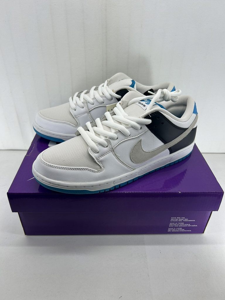s26t-0023m 【中古品】 Nike SB Dunk Low \"Laser Blue\"" ナイキ SB ダンク 置き目 \""レーザ青色\"" 【9800円以上で沖縄・離島などの構成成分地方も貨物輸送無料での送りとどけるとなります。】"