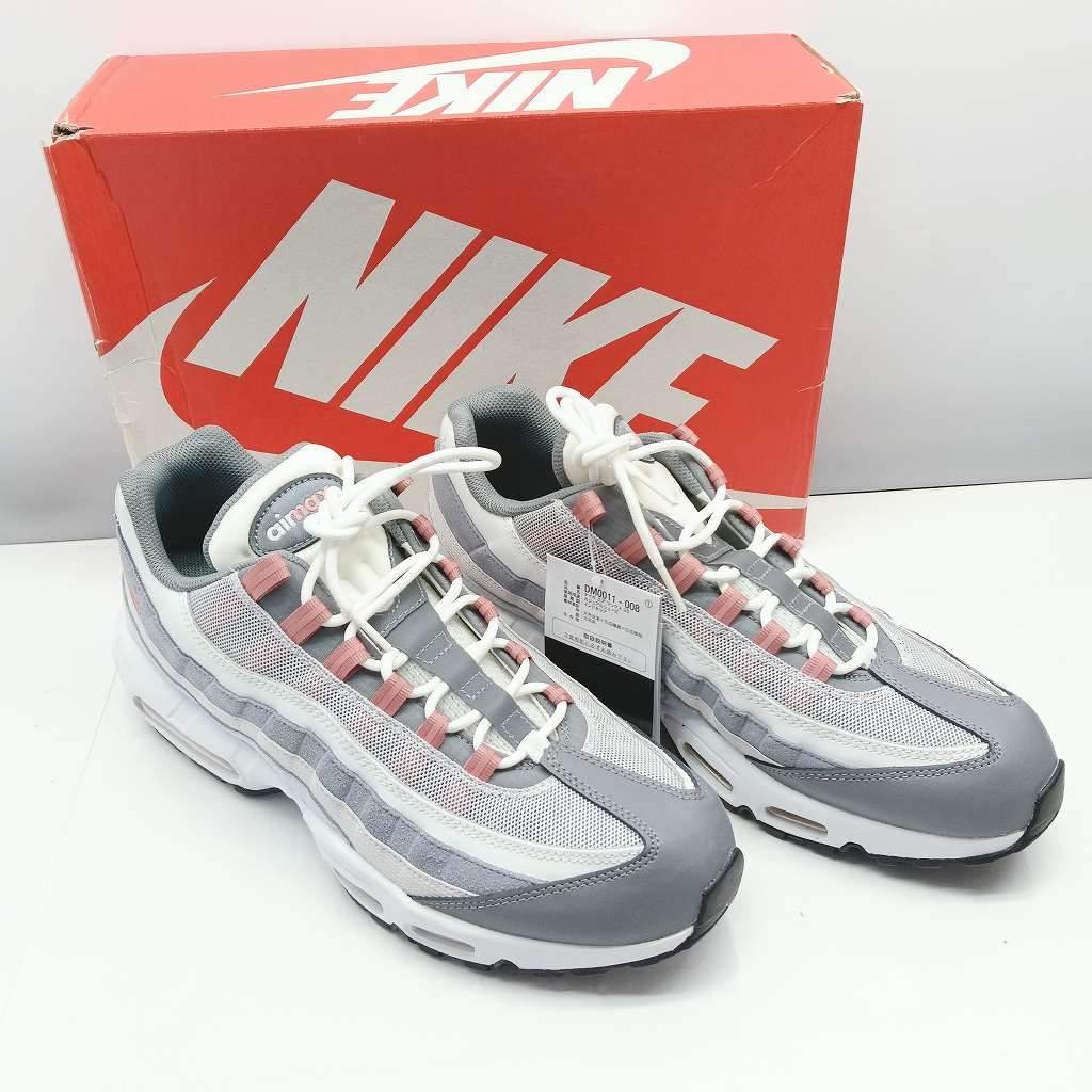 26k-126o【中古】【未当てはめる】NIKE ナイキ 大気圏マックス95 赤いこと はやりっ子砂ぼこり 30糎 DM0011-008 \u0027Vast Grey Red Stardust\u0027 メンズ スニーカー 駈けっくらシューズ【9800円以上で沖縄・離島も貨物輸送無料】