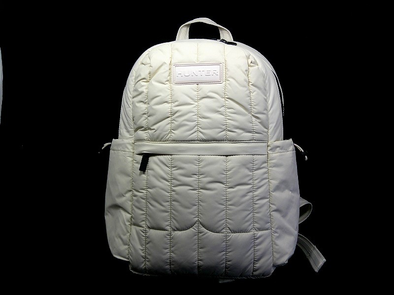 26g-409k【中古】HUNTER 山立ち INTREPID PUFFER LARGE BACKPACK イントレピッド パファーラージ うしろ側容器に並べる 背嚢 UBB2241KBM 白いこと【9800円以上で沖縄・離島も貨物輸送無料】