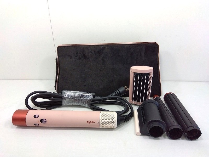 26g-461k【中古】dyson ダイソン マルチスタイラー＆ドライヤー HS08 さくら桜んぼう 箱なし【9800円以上で沖縄・離島も貨物輸送無料】