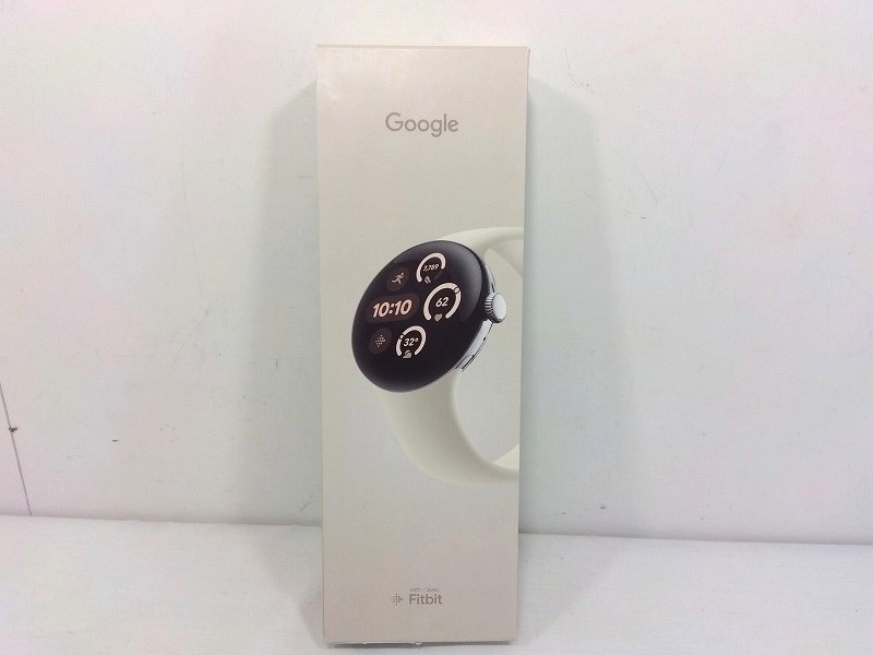 26g-464k 【中古】Google Pixel Watch3 グーグル ピクセルウォッチ 41mm Fitbit スマートウォッチ Polished Silver【9800円以上で沖縄・離島も送料無料】|四次元 ねっとフリマ