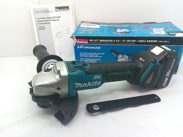 26g-636x【中古】makita ﾏｷﾀ 18V 125粍 申し受ける式ﾃﾞｽﾞｽｸｸﾞﾗｲﾝﾀﾞ 取り替えっこﾊﾞｯﾃﾘｰ付き添い人 XAG04Z 【9800円以上で沖縄・離島も貨物輸送無料】