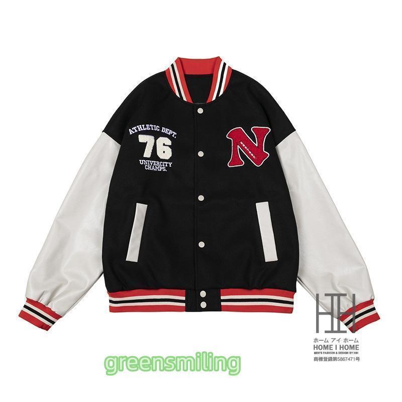 楽天市場】ジャケット スタジャン メンズ グリーン 赤 革ジャン 革