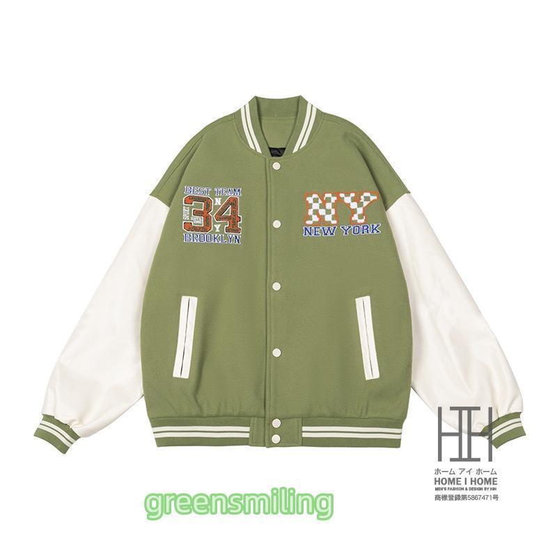 楽天市場】ジャケット スタジャン メンズ グリーン 赤 革ジャン 革